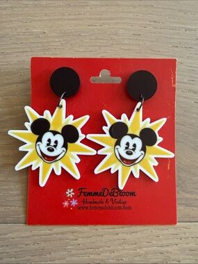 Mickey earrings